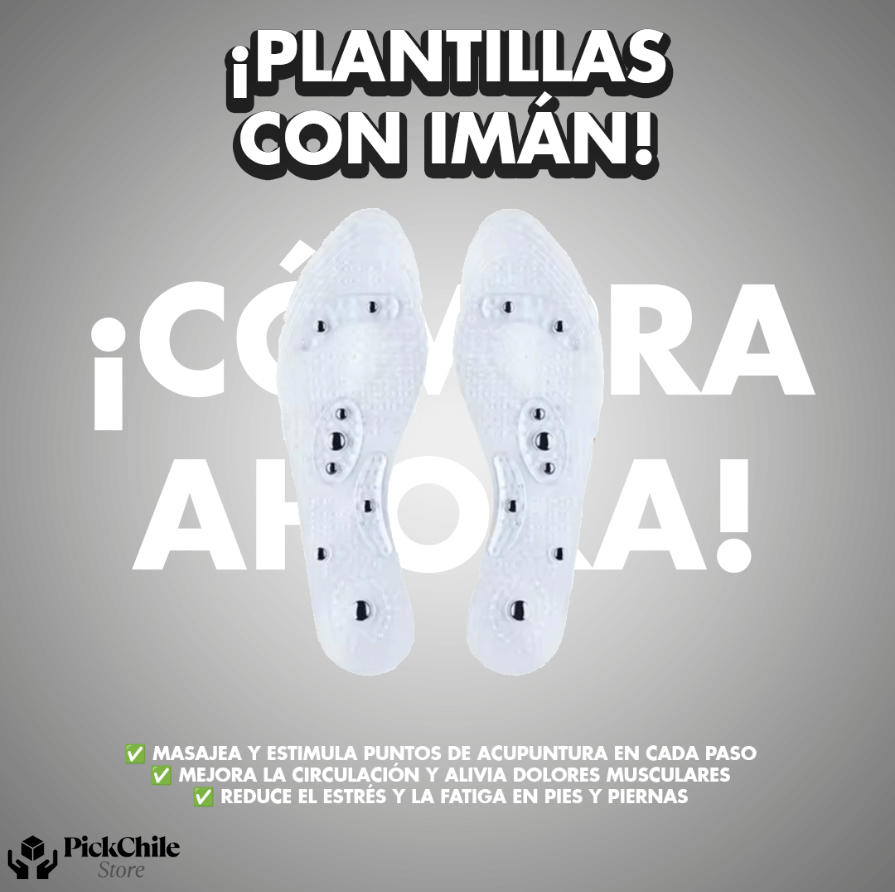 Plantilla con Imán Ajustable - Camina sin molestias y Alivia Dolores