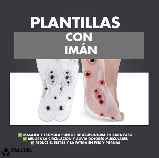 Plantilla con Imán Ajustable - Camina sin molestias y Alivia Dolores